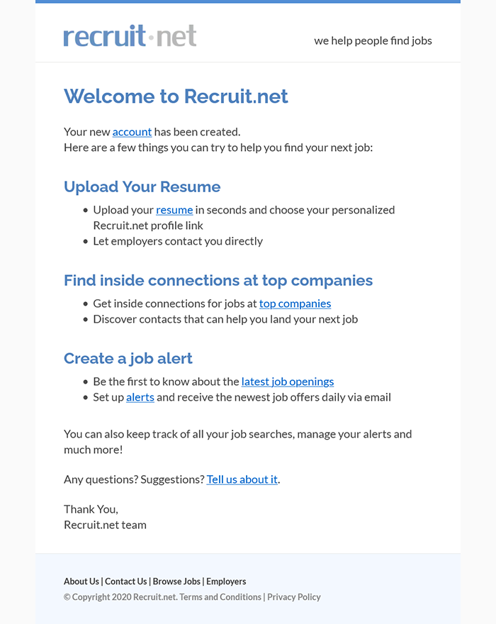 We help people find jobs