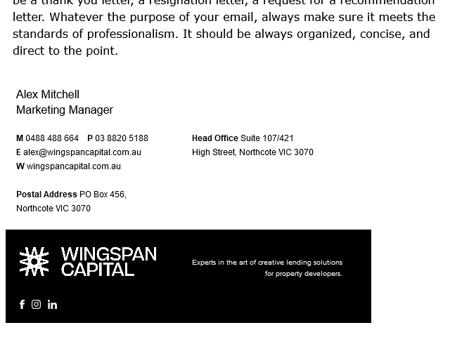WINGSPAN CAPITAL